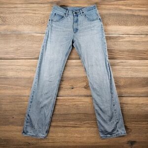 Men's Light Blue Straight Jeans